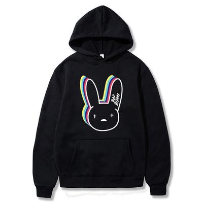 Bad Bunny Funny Hoodies Korean Clothes Casual Pullover Harajuku Sweatshirt Unisex/women Hooded Hoody Hip Hop Hoodie Sweatshirt Male