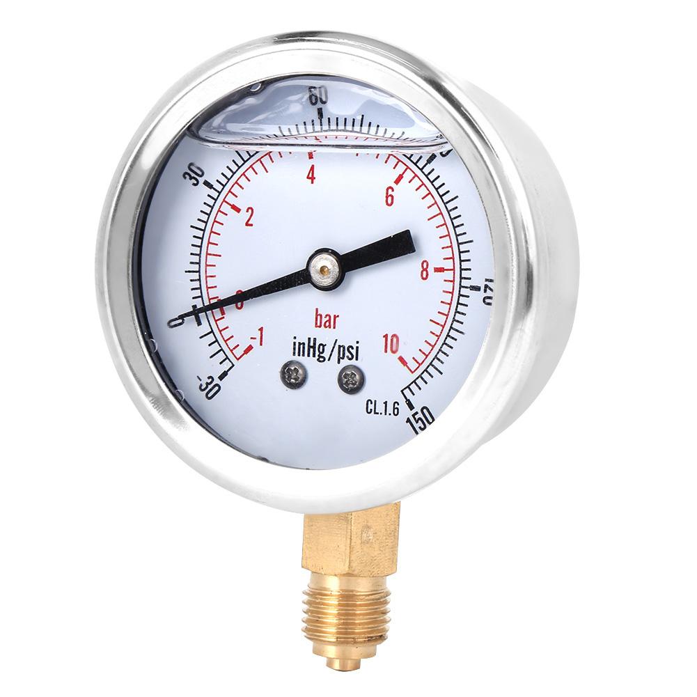 TS PGGZ60410bar 14BSP Y60 Radial Oil Filled Vacuum Pressure Gauge Manometer