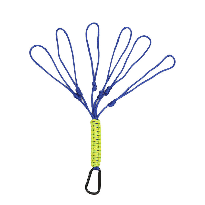 High Quality Umbrella Rope Hook Outdoor Hand Woven Key Hooks Rescue Hunting Ropes Multifunctional Hanging Rope Hunting Bird Tool