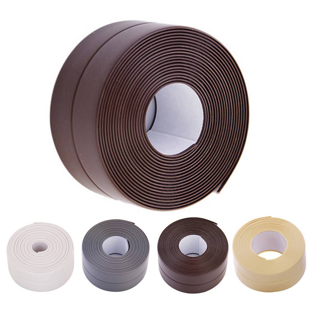 Home Corner Line Waterproof Tape Kitchen Bathroom Seams Protector Tub Wall White