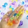 SPRMUD Plastic Acrylic Rings, Multiple Shapes, Assorted Colors, Diamond Rings, Party Favors for Girls, Birthday Gifts, Prizes, Carnival Toys, Goodie