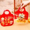 Fashion Multifunction Snack Tote Bag Large Capacity Cartoon Pattern Self Sealing Bag Gift Bag Spring Festival Gift Packaging