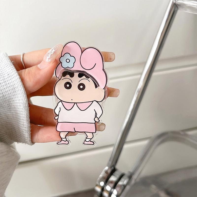 Cartoon Xiaoxin Cute Fun Mobile Phone Airbag Bracket Back Sticker Retractable Desktop Rotatable Watching Drama Support Rack