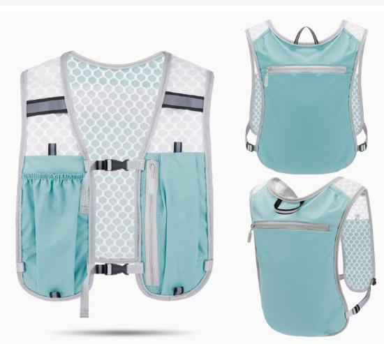 Fitness Gym Training Body Vest Bag Workout Lightweight Hydration Pack Multiple Pockets Waterproof Reflective Vest for Running