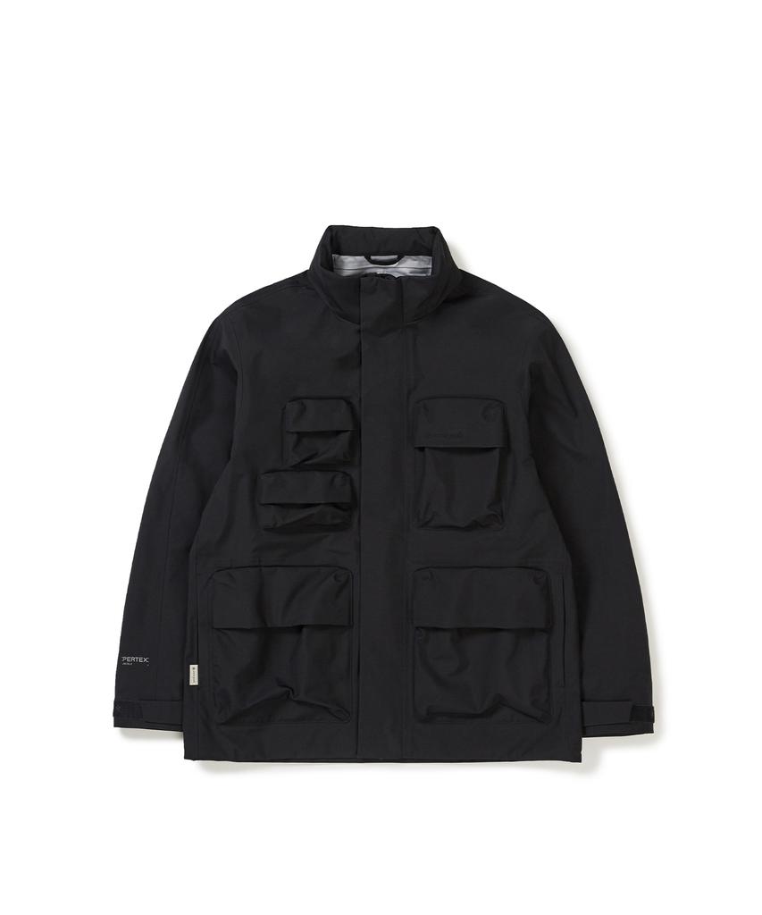 Snowpeak Apparel 3L Pertex Utility Waterproof Jacket (S25Zmpjk08) Black