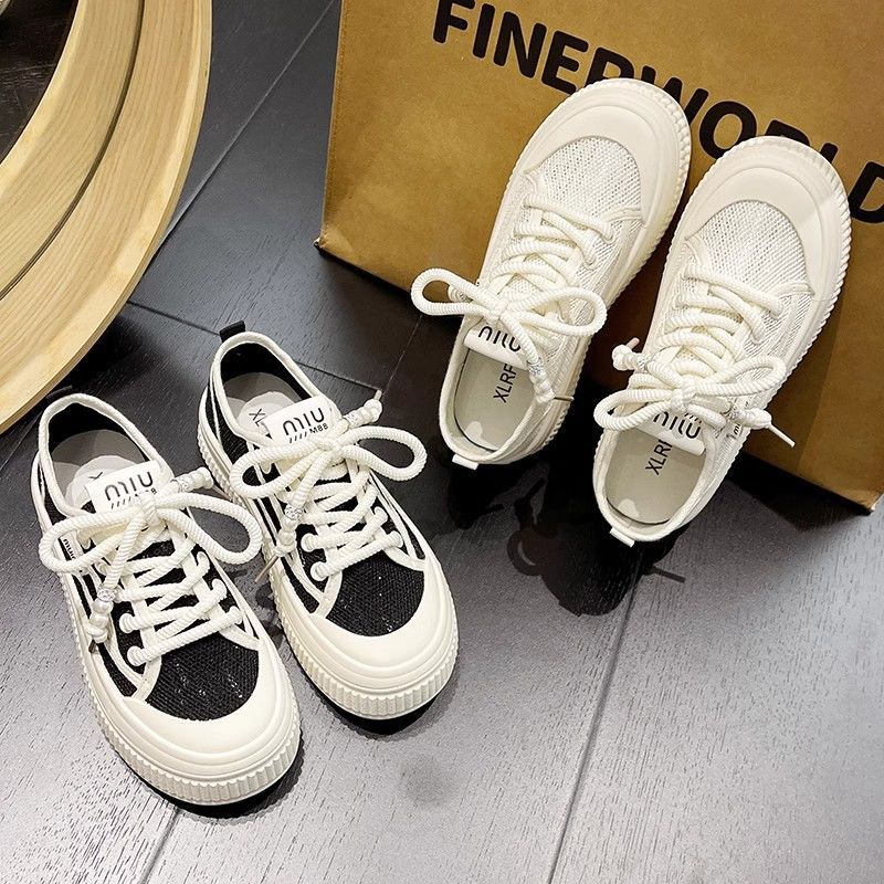 Fisherman shoes women's breathable women's shoes 2025 soft-soled thin net shoes summer platform casual board shoes European and American style