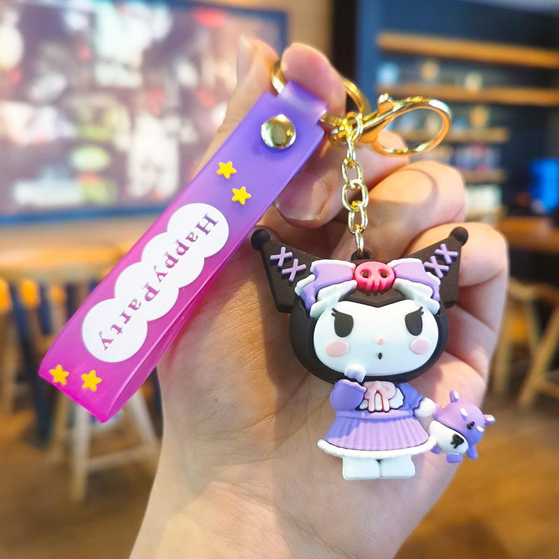 Happy Kurumi Keychain High-end Doll Claw Machine Gift Companion Gift Small Accessory Wholesale Fashion Toys Anime Cartoon Frind