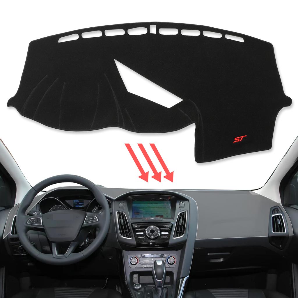 for Ford Focus RS ST 2012 2013 2014 2015 2016 2017 2018 Car Dashboard Mat Accessories Sun Protection Protective Pad