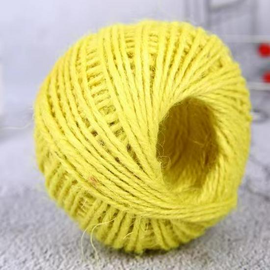 Natural Coarse Jute Rope for DIY Projects, Binding, and Retro-Style Ornaments