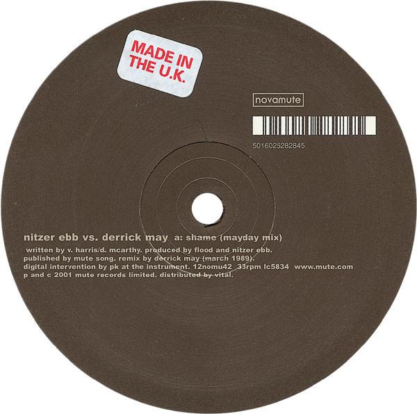 

12inch Record NITZER EBB Shame Mayday Mix Join In The Ch 12NOMU42 NovaMute 2001 UK Dance Electronica Used