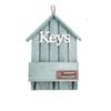 Wall Decoration, Wall Hanging, Wooden, Flowerpot, Mediterranean Style, Simulated Dried Flowers, Wooden Box Flower Vase, Entrance Key Hook