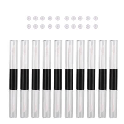 10 Stück 5ml Leere Doppelkopf Lipgloss-Tuben Doppelseitige DIY Lippenstiftflaschen
