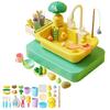 1 Set Dishwasher Degrees Toys Rich Accessories 90 Cartoon Rotating Faucet Circulation Fun Water Hands-on Ability