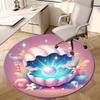 1pc Office Carpet Chair Mats Mermaid Shell with Pearl and Flowers Perfect for Decorating Office Chairs, Living Rooms, Or Bedrooms