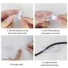 Self Adhesive Cable Organizers Wire Clamp Manager for Secure and Clean Wire Management Home or Work