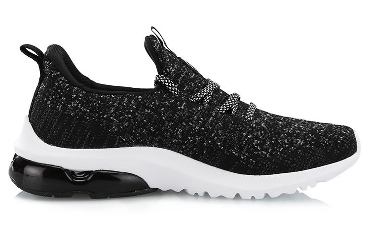 Li Ning Low top Running Shoes Women's Black White AGCN084-1
