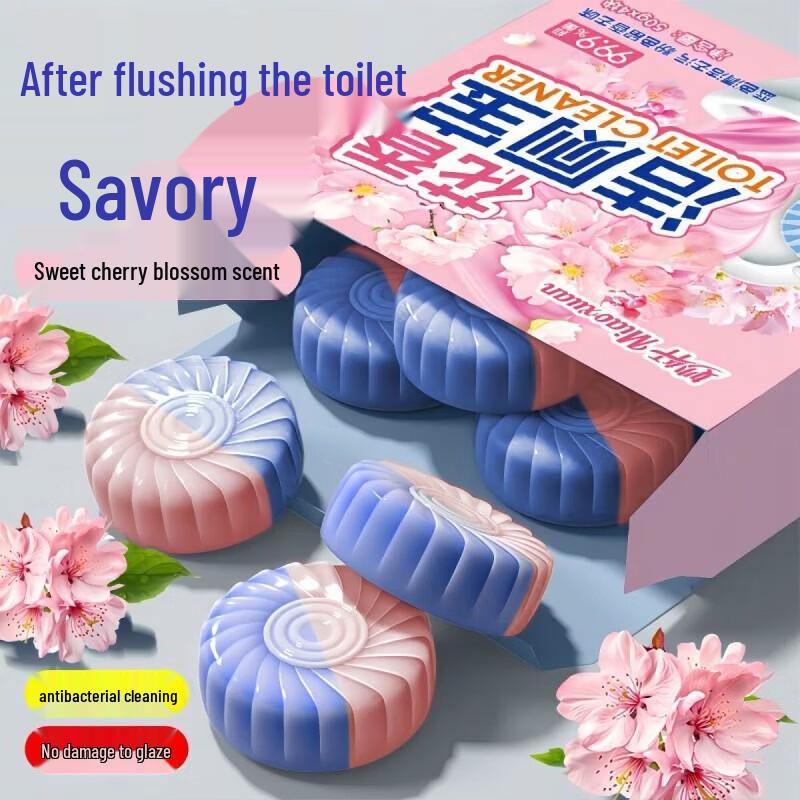 

Zhanlihang Sakura Scent Toilet Cleaning Blocks