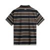 Li Ning Sports Lifestyle Series Logo Stripe Comfortable Breathable Loose Short Sleeve Polo Shirt Men Polo Shirts APLU921-1