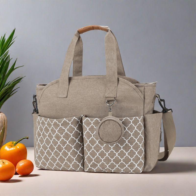 

Waterproof Large-Capacity Mommy Tote for Diapers & Bottles 40*29*13 cm