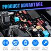 Pack-4 Car 5 Pin Relay, 12V 40A Conversion Starting DC Heavy Motor Replacement, PA66 Waterproof Flame Retardant Shell + Pure Copper Coil, Universal