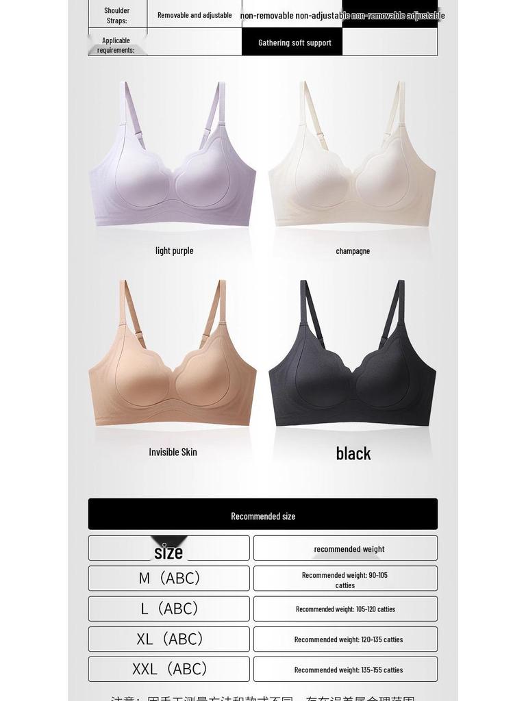 Cloud Cup Nahtloser Push-Up-BH für Damen, hebt und stützt, ohne Bügel, Anti-Hänge-Effekt, bequeme Passform