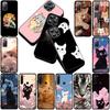Phone Cover for Apple iPhone 17 Air 12 13 Pro Max Mini ProMax 7 + 8 Plus 7+ 8+ Soft Silicone Case Eyes Cat Meow Kitten Paw