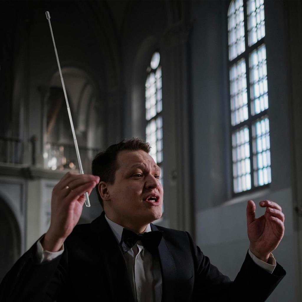 VICASKY Music Baton Stainless Music Band Accessories Baton, Steel, Retractable, Conductor, Teaching, Choir, Durable, Lightweight, Concert,