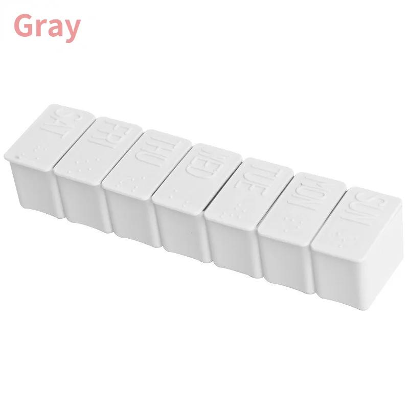 Weekly Pill Organizer Travel Daily Pill Box Medicine Organizer 7 Day for Fish Oil, Calcium Tablets Supplements & Other Vitamin