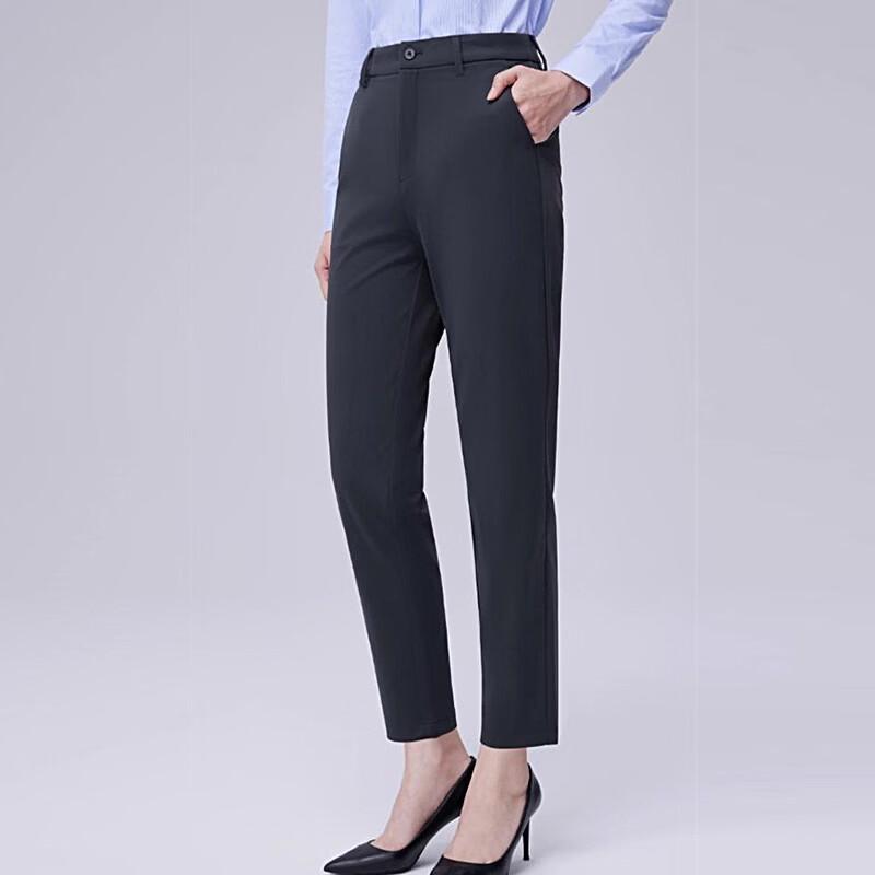 Fengxun Women's Professional Straight-Leg Suit Pants