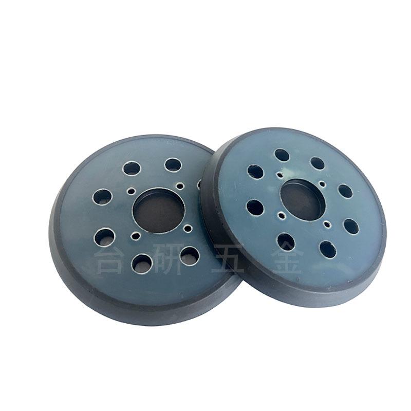 Disco Abrasivo Autoadesivo Nero Lucido da 5" a 8 Fori e 4 Occhielli per Lucidatura Auto
