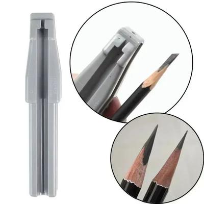 PP Augenbrauenstift Anspitzer Entenschnabel-Form Grau Augenbrauenstift Former Kosmetikstift Anspitzer Make-up Werkzeuge