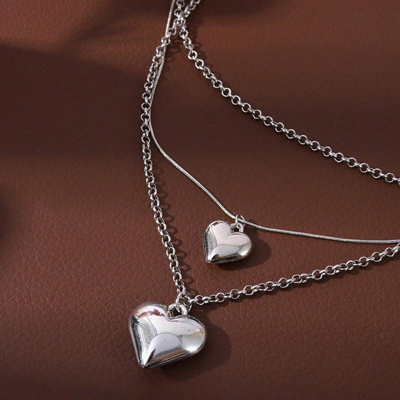 European and American popular love stacking atmosphere simple sweater chain personalized fashion women chain necklace factory