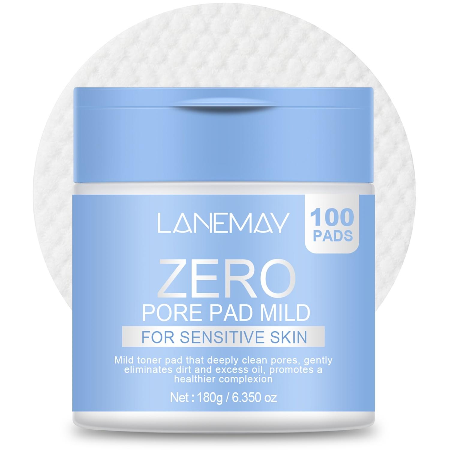 

Подушечки Mild - Мягкие очищающие подушечки для лица с гликолевой кислотой, витаминами B5 и E, глубокое очищение и сужение пор, увлажняющие, не сушащие, подушечки для очищения лица 100pcs