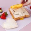 Sandwich Cutter And Sealer Flip Sandwich Cutting Tool For Kids Lunch Stainless Steel Blade Sandwich Bread Toast Mold