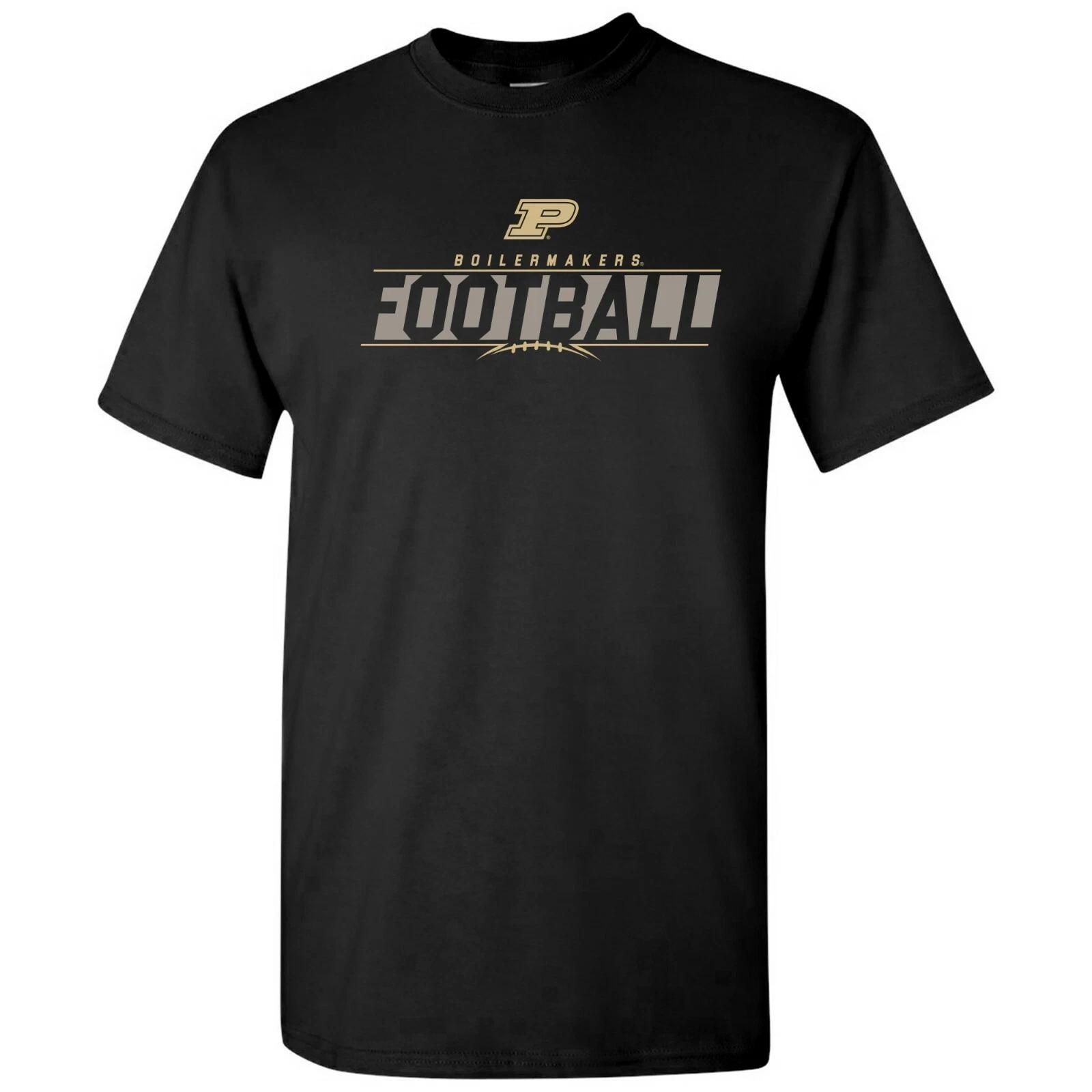 Purdue Boilermakers Football Charge T-Shirt - Black XL