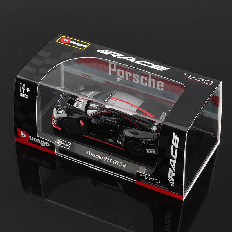 Bburago 1:43 Porsche 911 GT3 R Alloy Race Car Model Racing Diecast Vehicles Toy