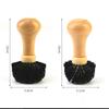 Wooden Handle Coffee Cleaning Brush Espresso Portafilter Cleaning Brush  Coffee Grounds