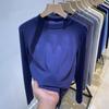 Women's Slimming Half High Neck Long Sleeve Base Layer T-shirt for Autumn/Winter 2025