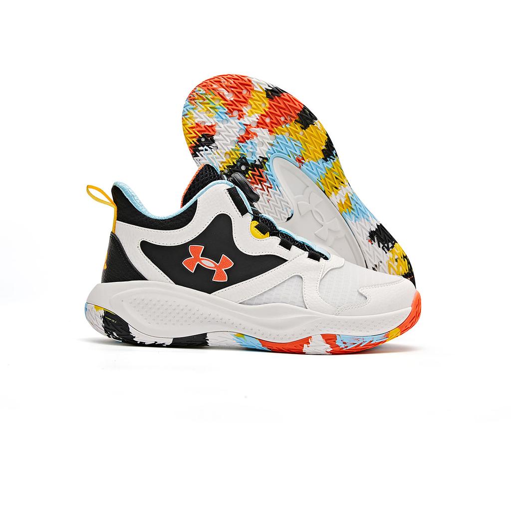 Under Armour Trendy Color Blocked Comfort Knob Cushioning Sneakers Kids Sneakers 2431209