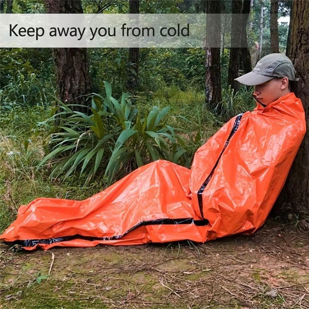 Waterproof Emergency Sleeping Bag Portable Thermal Blanket Survival Sleeping Bag Hiking