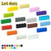40PCS DIY 1x4 Dots Thick Figures Bricks Educational Creative Size 1*4 Dots Building Blocks Compatible With 3010 Toy For Children