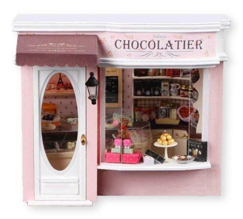 

Dollhouse DIY Kit Set Miniature European Travel Diary Chocolate PT-ETJ04