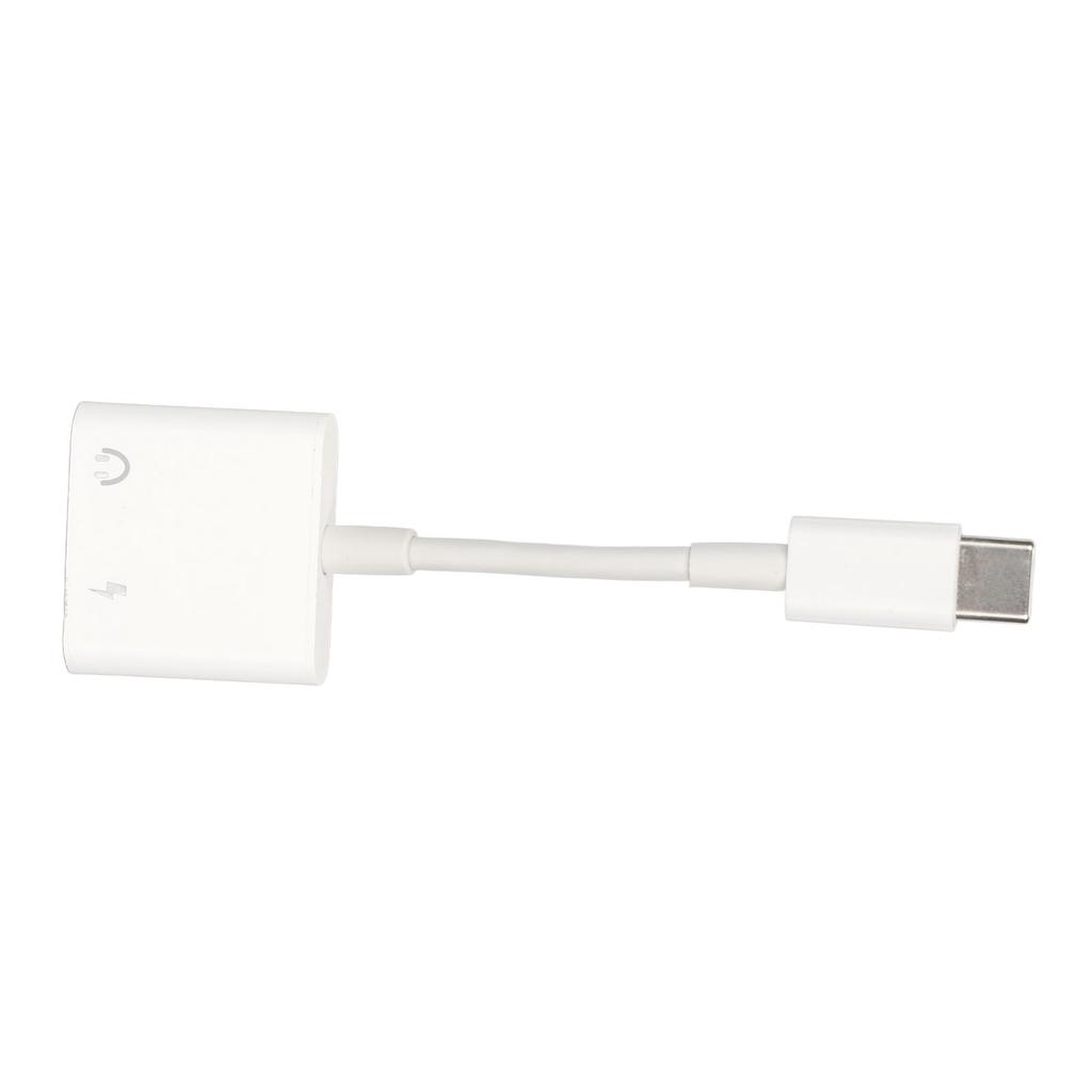 USB Type C to 3.5mm Sound Adapter 60W Fast Charge HiFi 7.1 Channel Surround Sound USB C Sound Jack Earphone Aux