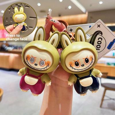 Face Changing Keychain Cute Cartoon Children's Toy Bag Pendant