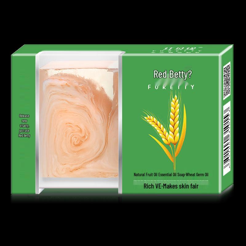 Hongbeiti Wheat Germ Essential Oil Facial & Bath Soap (2-Pack)