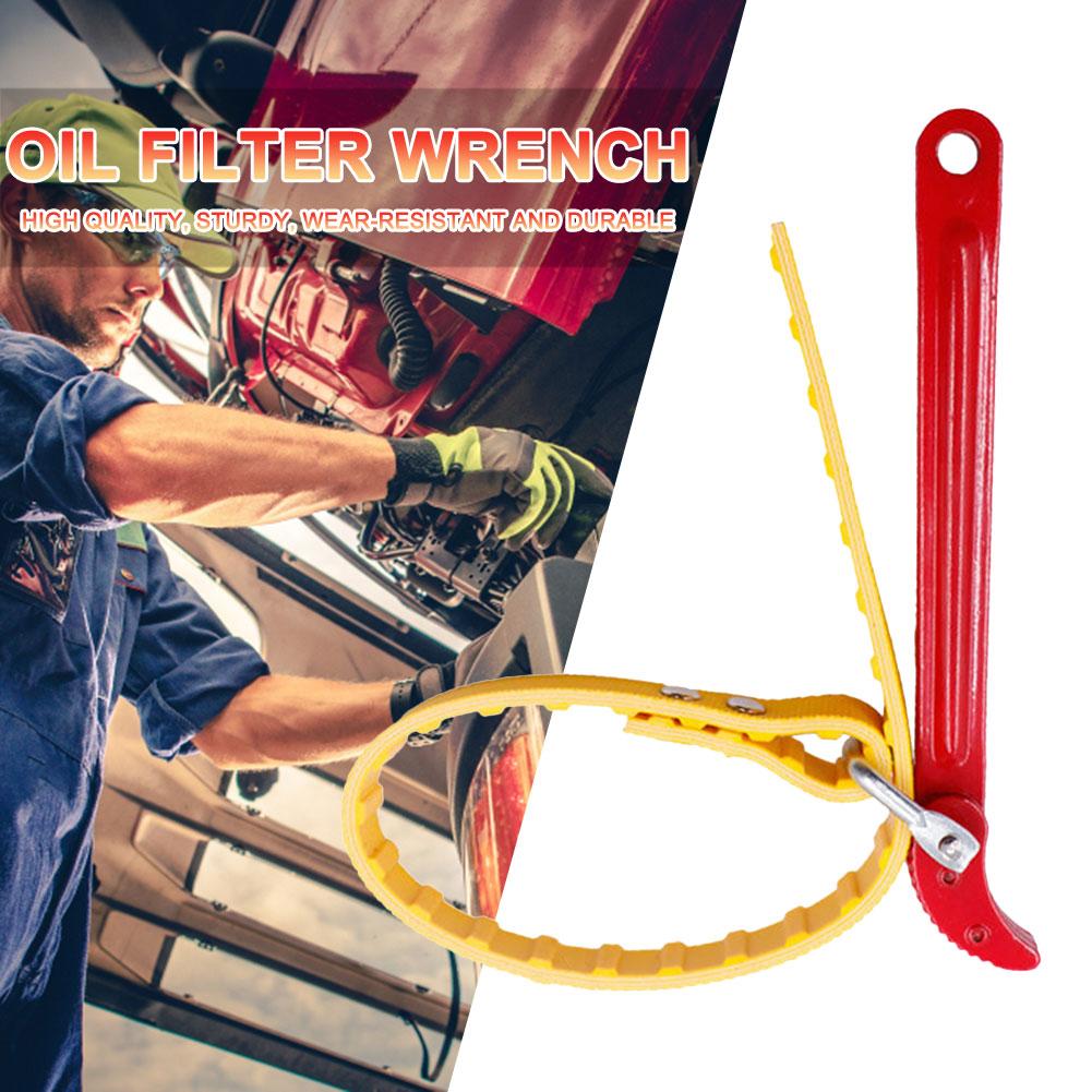 Portable Oil Filter Wrench Opener Wear Resistant Oil Filter Puller Spanner Cartridge Disassembly Tool Car Repair Accessories