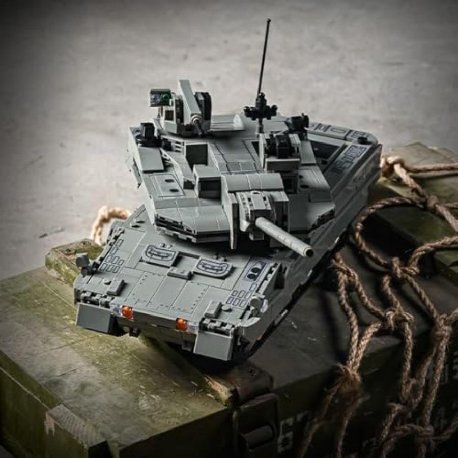 Военный тяжелый основной боевой танк времен Второй мировой войны, конструктор из 2252 деталей, детализированная модель боевой машины для и взрослых, совместимая с United States