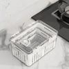 Küche Verdickt Kühlschrank Lagerung Box Transparent Versiegelt Lebensmittel Grade Kühlschrank Organizer Lebensmittel Lagerung Container Frische Gemüse