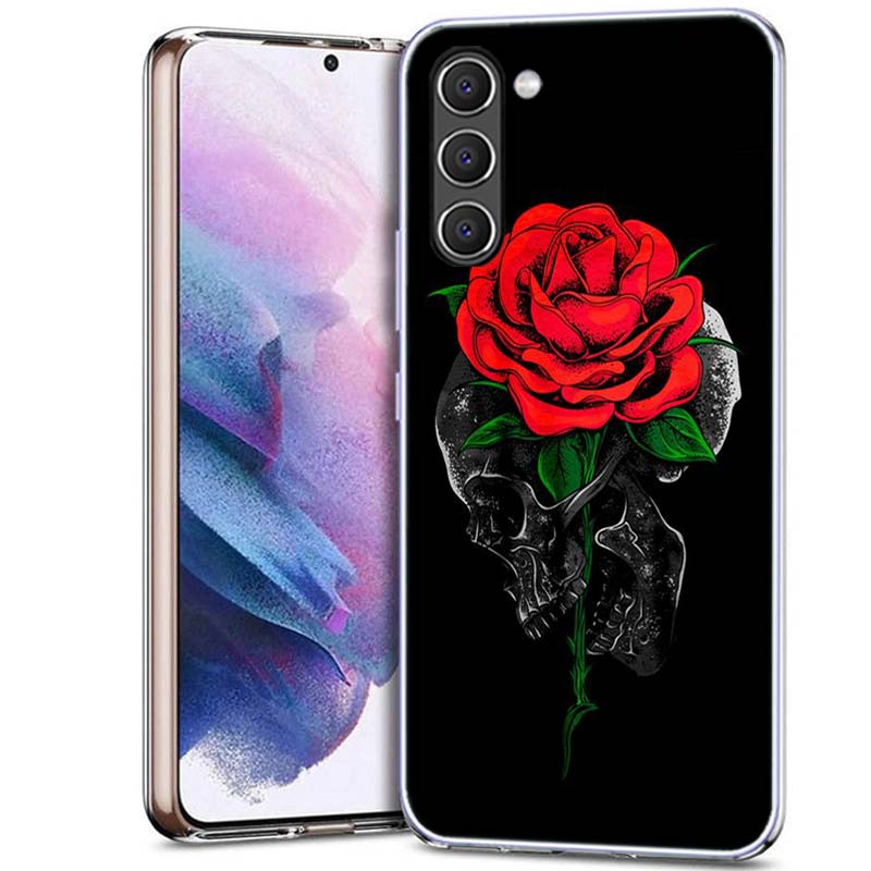 Bright Red Roses Flowers Phone Case for Samsung A54 A14 A24 A34 A17 A37 A57 A55 A35 A25 A15 A13 A23 A33 A53 A07 A05S A04S A03 A7