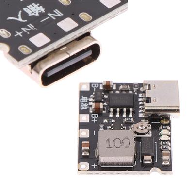 Usb Type-C 2A Lithium Battery Fast Charge Module Lithium Li-Ion 18650 3.7V 4.2V Battery Charger Board Dc-Dc Step Up Boost Module
